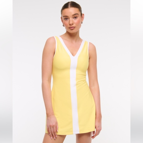 Abercrombie & Fitch Dresses & Skirts - Abercrombie & Fitch YPB sculptLUX V-Neck Mini
Dress